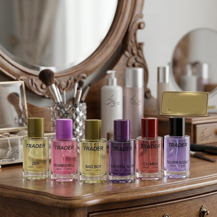 عطرهای جیبی شرکتی مردانه و زنانه تریدر در رایحه های عطر های برتر دنیا