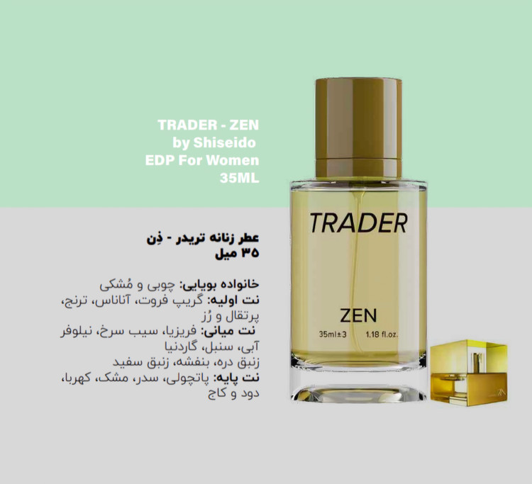 عطرهای جیبی شرکتی مردانه و زنانه تریدر در رایحه های عطر های برتر دنیا
