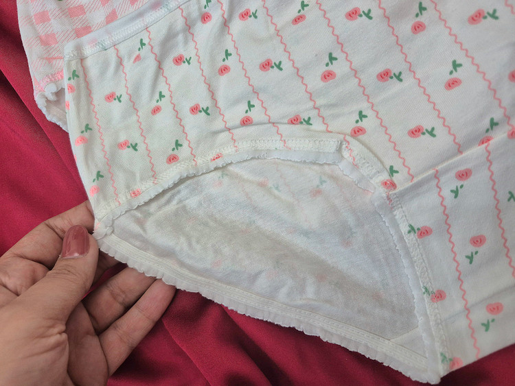 شورت وارداتی نخ پنبه زنانه مدل خرگوشی xl به صورت تک و پک ۵ تایی ایکس لارج