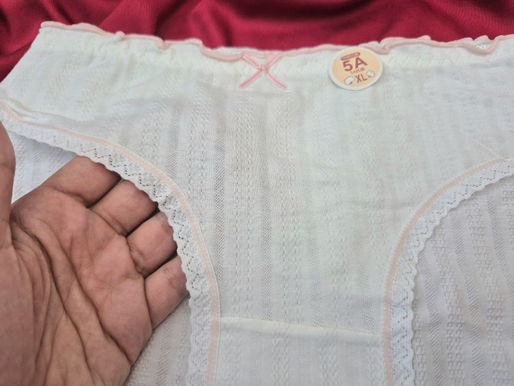 شورت وارداتی نخ پنبه زنانه مدل گلگلی xl به صورت تک و پک ۴ تایی ایکس لارج