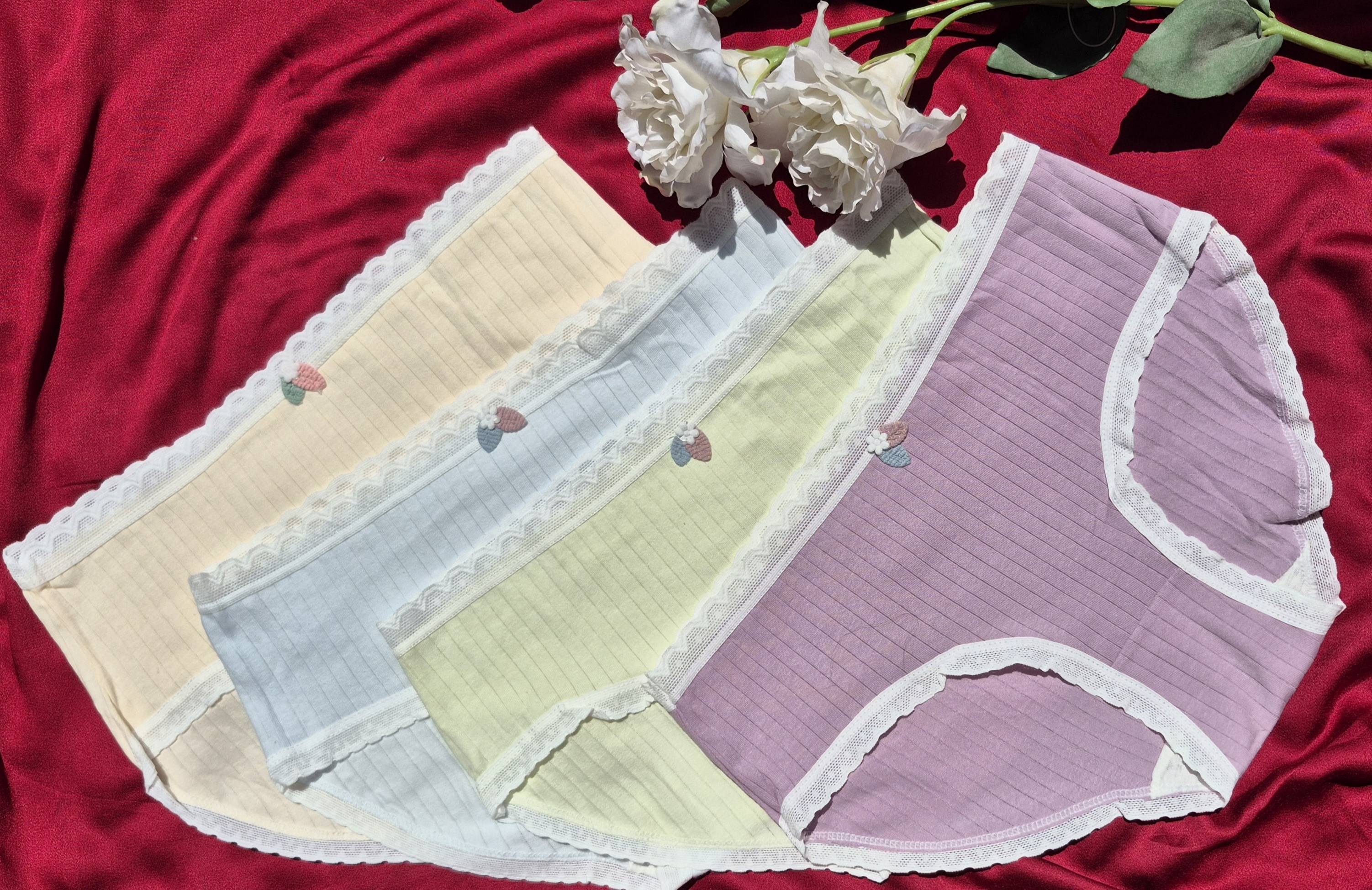 شورت زنانه طرح کبریتی وارداتی لاکچری سایز XL